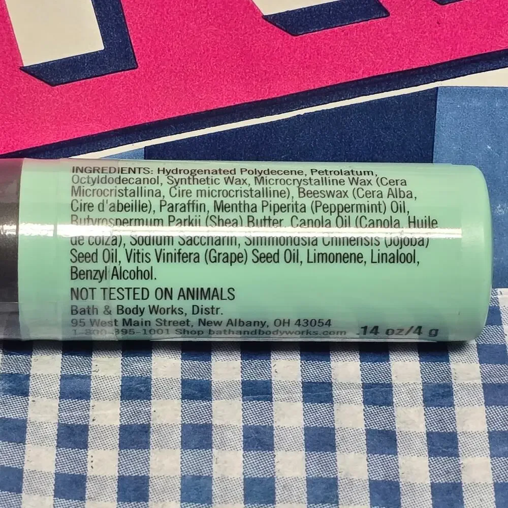 BBW CO Bigelow 100% Natural Mint Lip Balm
